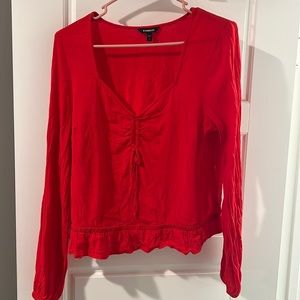 Express Red Crop top